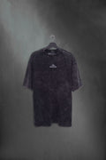Remera Mushkana Minimal Black Washed Oversize aa
