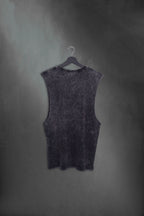 Musculosa Minimal Black Washed aa