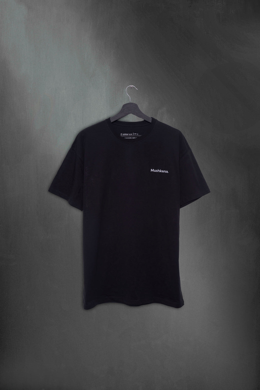 Remera Simplicity Mushkana Calssic Fit Black Solid aa