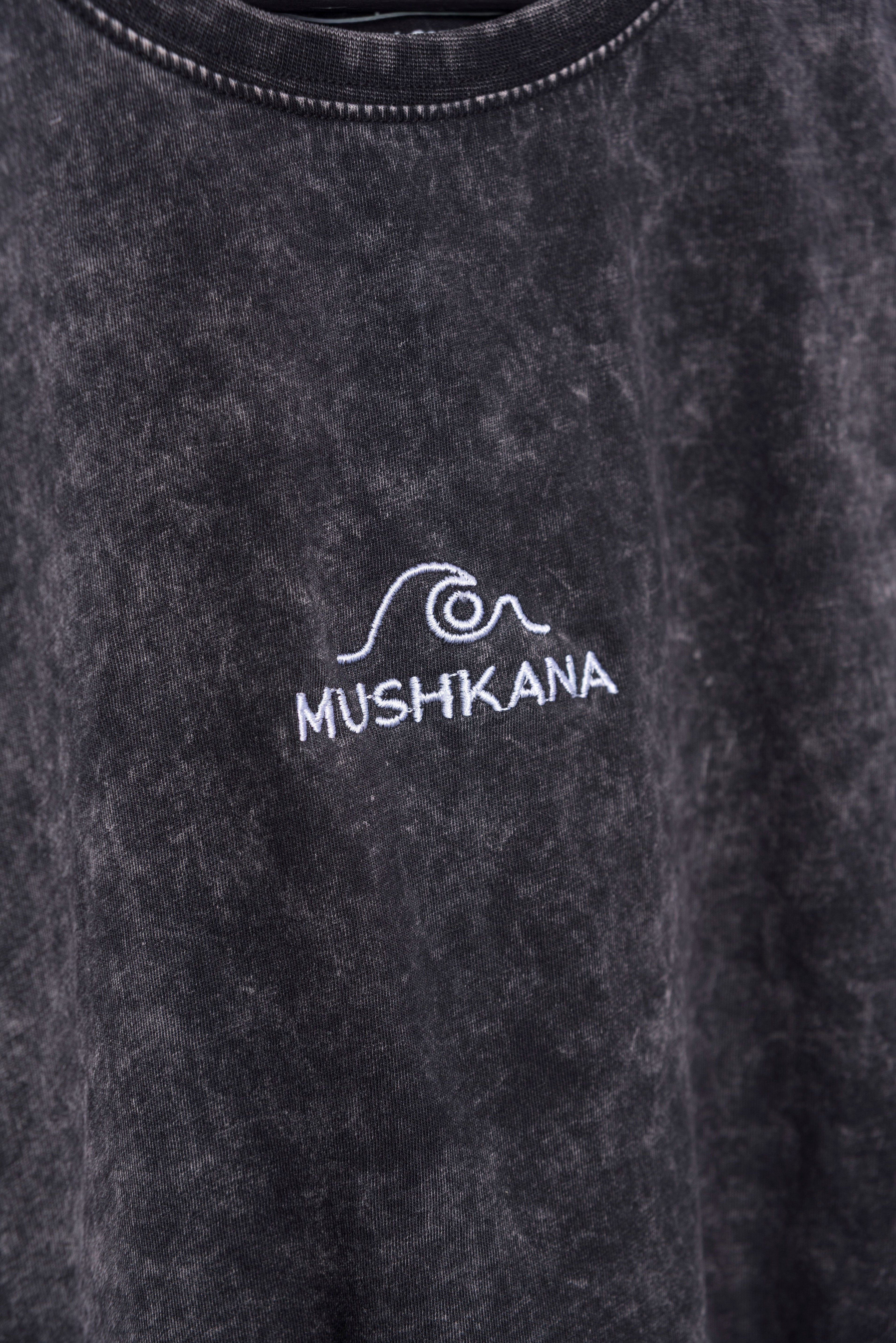 Musculosa Minimal Black Washed aa