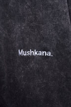 Remera Simplicity Mushkana Classic Fit Black washed aa
