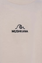 Remera Vainilla Over Mushkana minimal aa