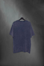 Remera Over Azul Washed Mushkana aa