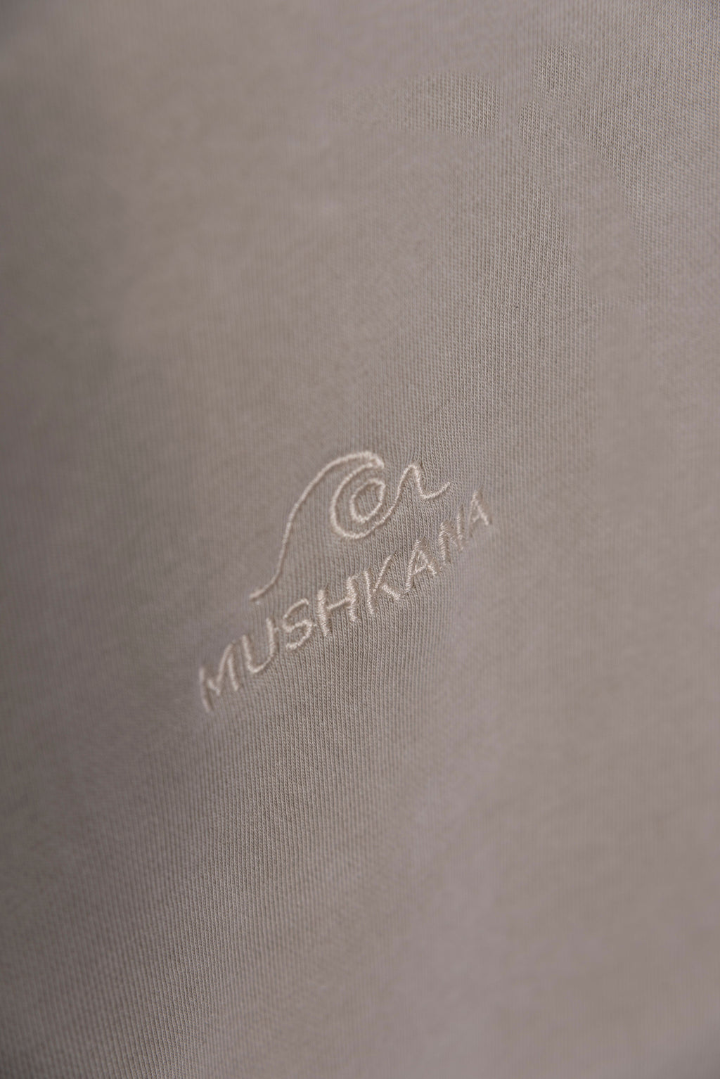 Hoodie Khaki Washed Mushkana aa