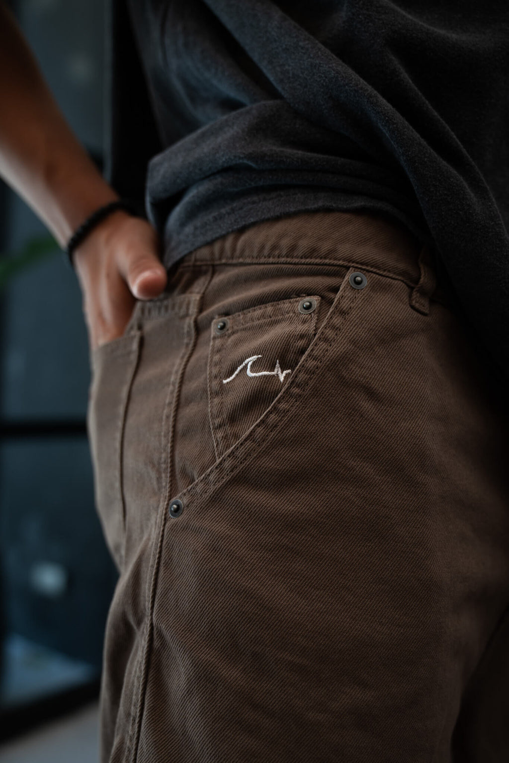Bermuda Gabardina Chocolate SS