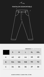 Pantalón Desmontable Black MM