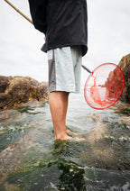 Boardshort Nami Celeste y Gris MM