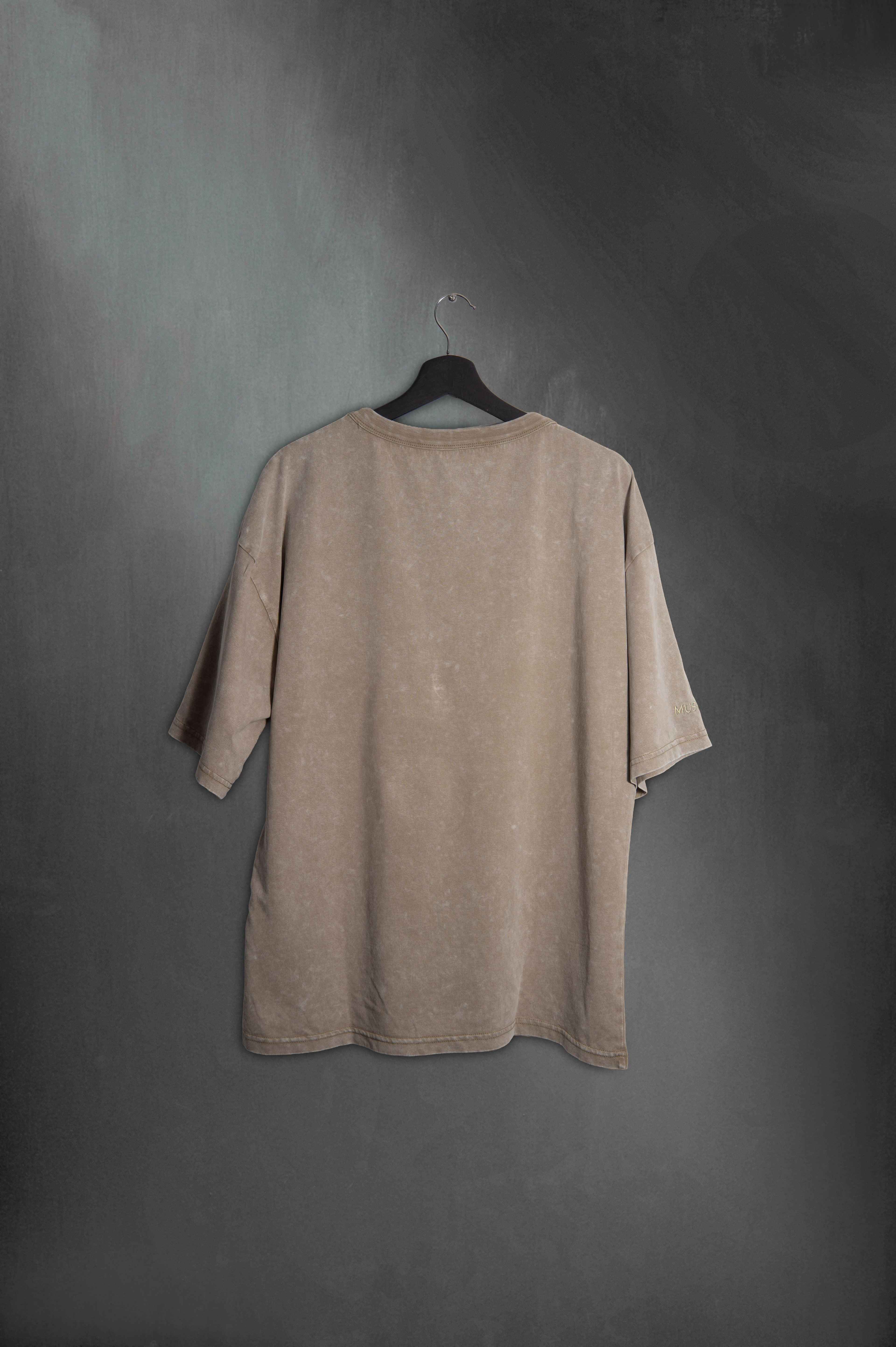 Remera Palacio Salvo Grey Washed Overboxy