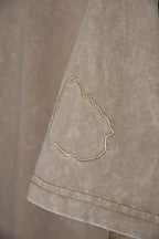 Remera Palacio Salvo Grey Washed Overboxy