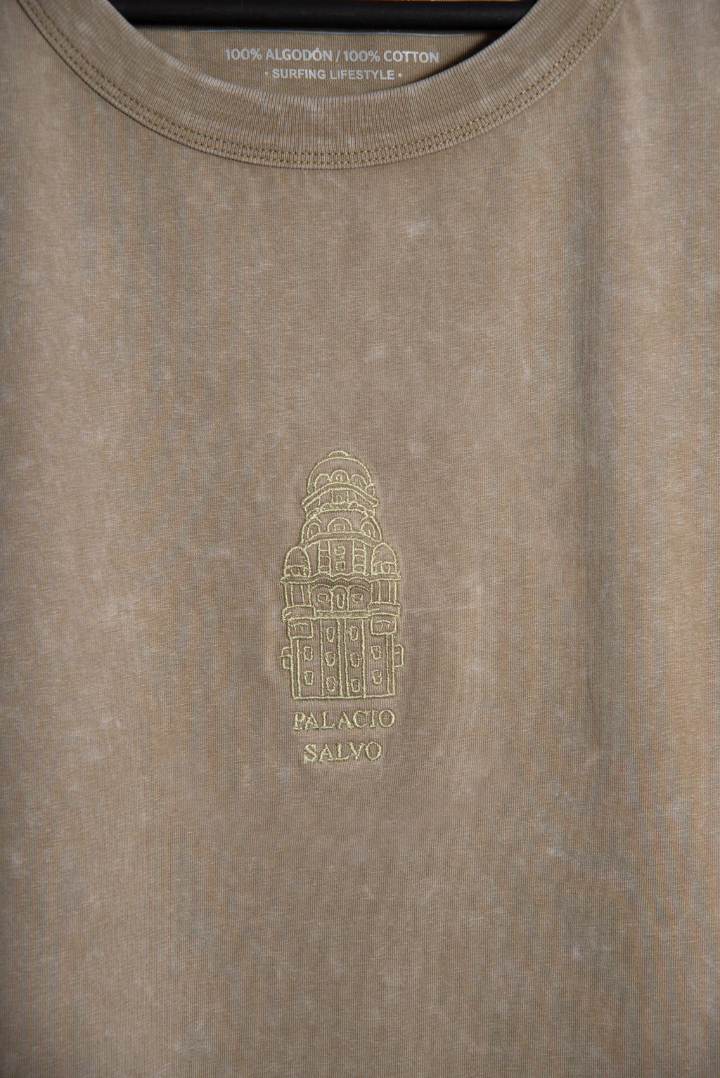 Remera Palacio Salvo Grey Washed Overboxy
