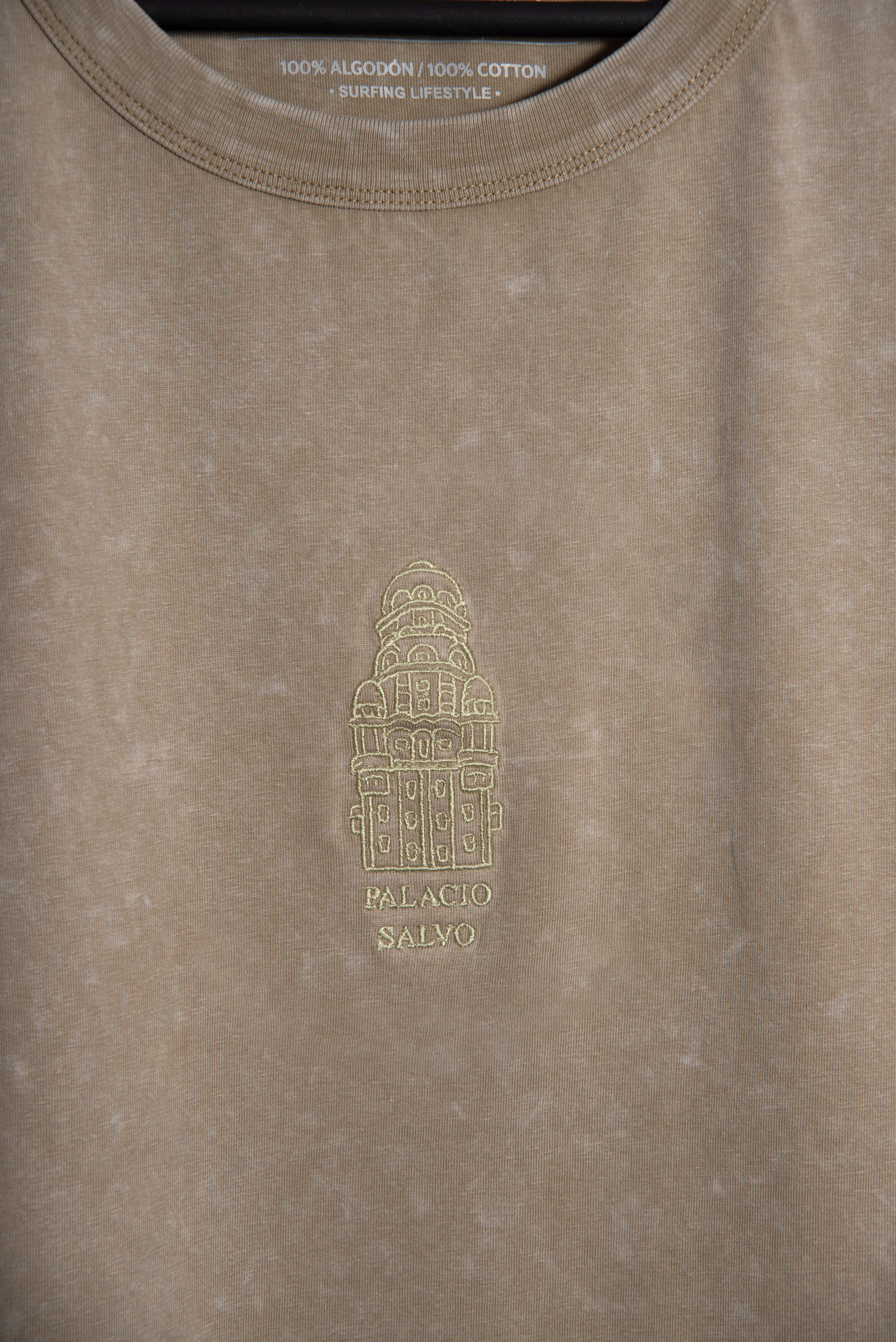 Remera Palacio Salvo Grey Washed Overboxy