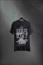 Remera Classic Fit Negra Lavada – Los de Afuera Son de Palo