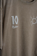 Remera Khaki lavada Oversize Mvd al Sur