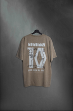 Remera Khaki lavada Oversize Mvd al Sur