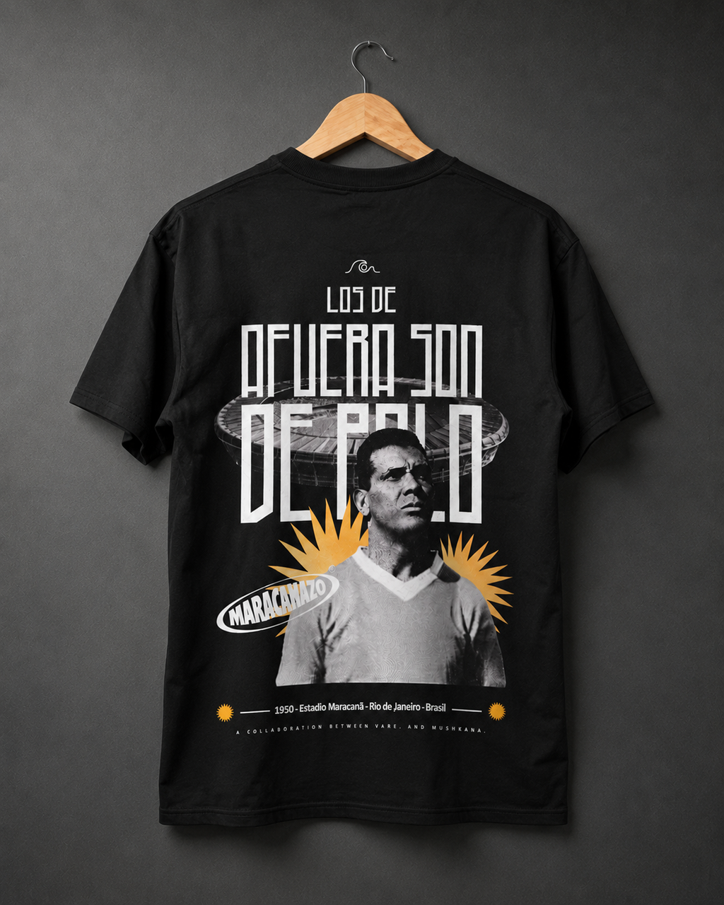 Remera Classic Negra – Los de Afuera Son de Palo