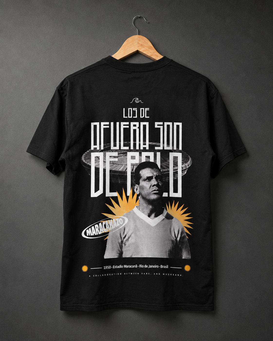 Remera Classic Negra – Los de Afuera Son de Palo