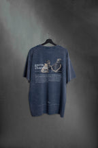 Remera Garra Charrúa Azul Lavado Oversize