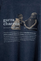 Remera Garra Charrúa Azul Lavado Oversize