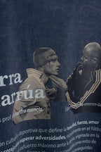 Remera Garra Charrúa Azul Lavado Oversize
