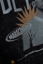 Remera Oversize Negra Lavada – Los de Afuera Son de Palo
