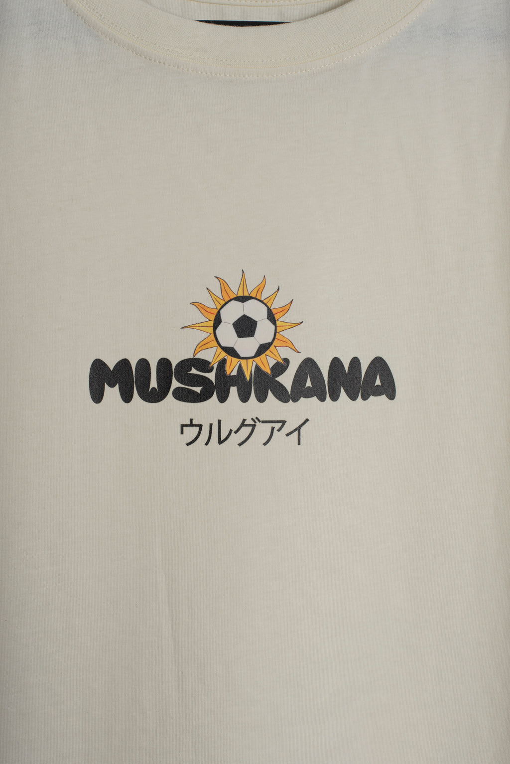 Remera Mundialito Oversized Vainilla