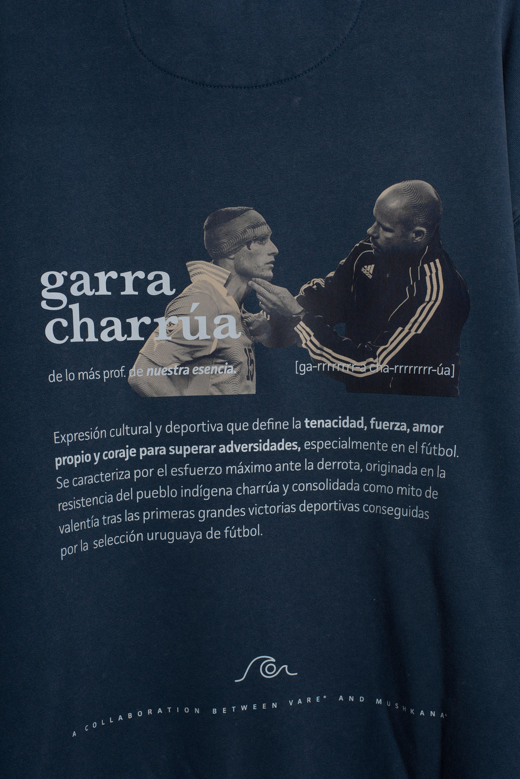 Crew Garra Charrúa Azul Lavado Oversized