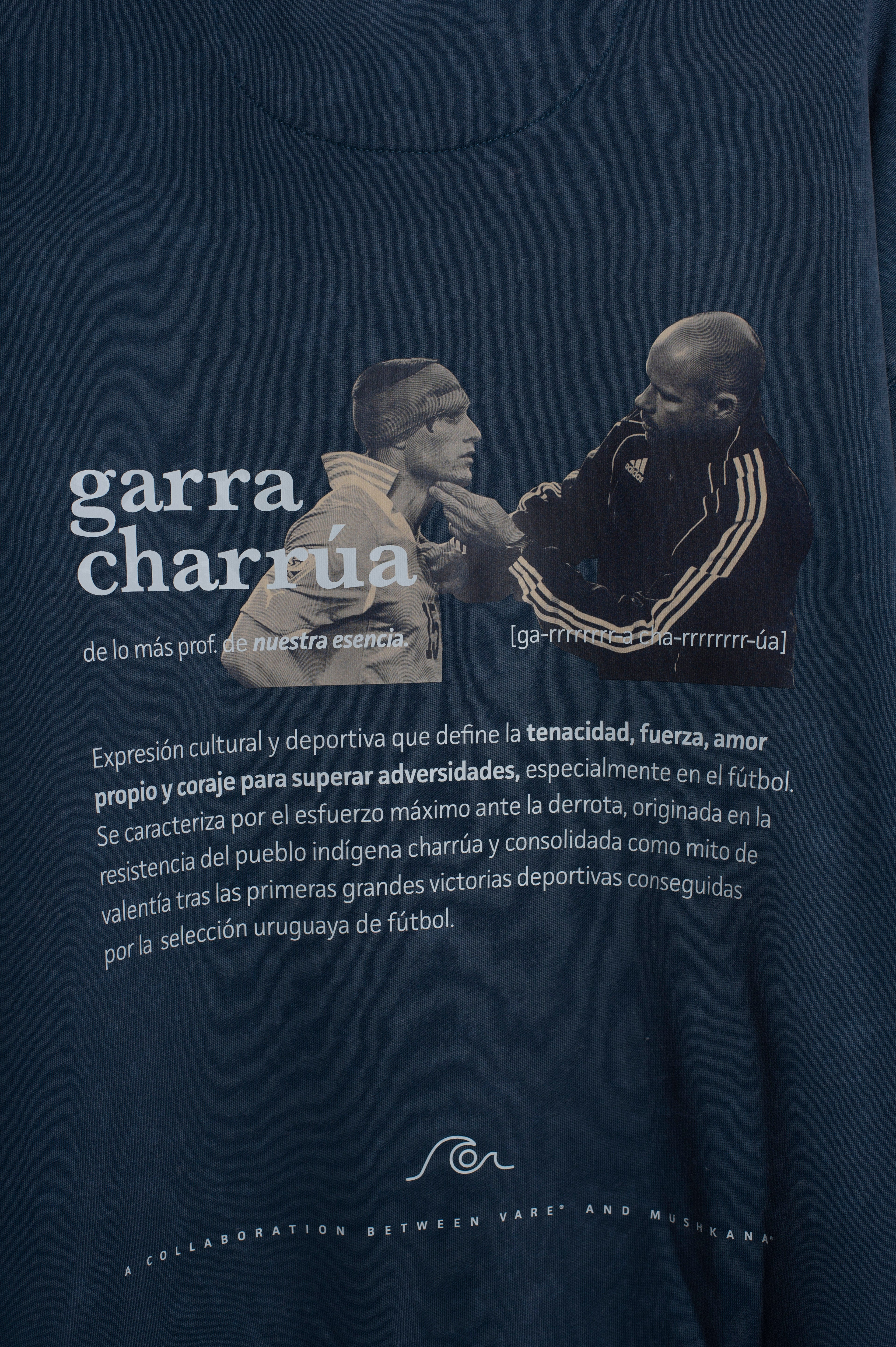 Crew Garra Charrúa Azul Lavado Oversized