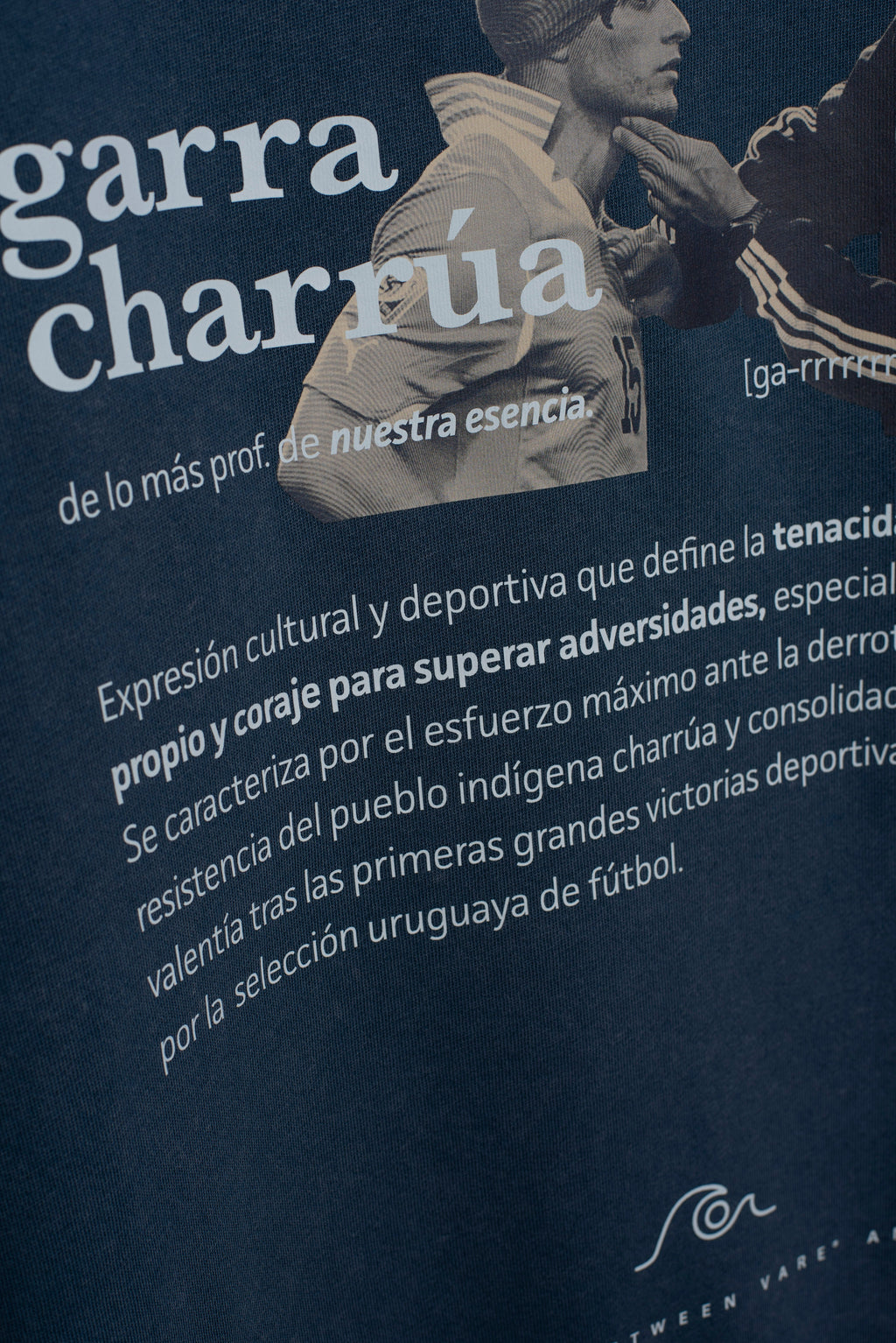 Crew Garra Charrúa Azul Lavado Oversized
