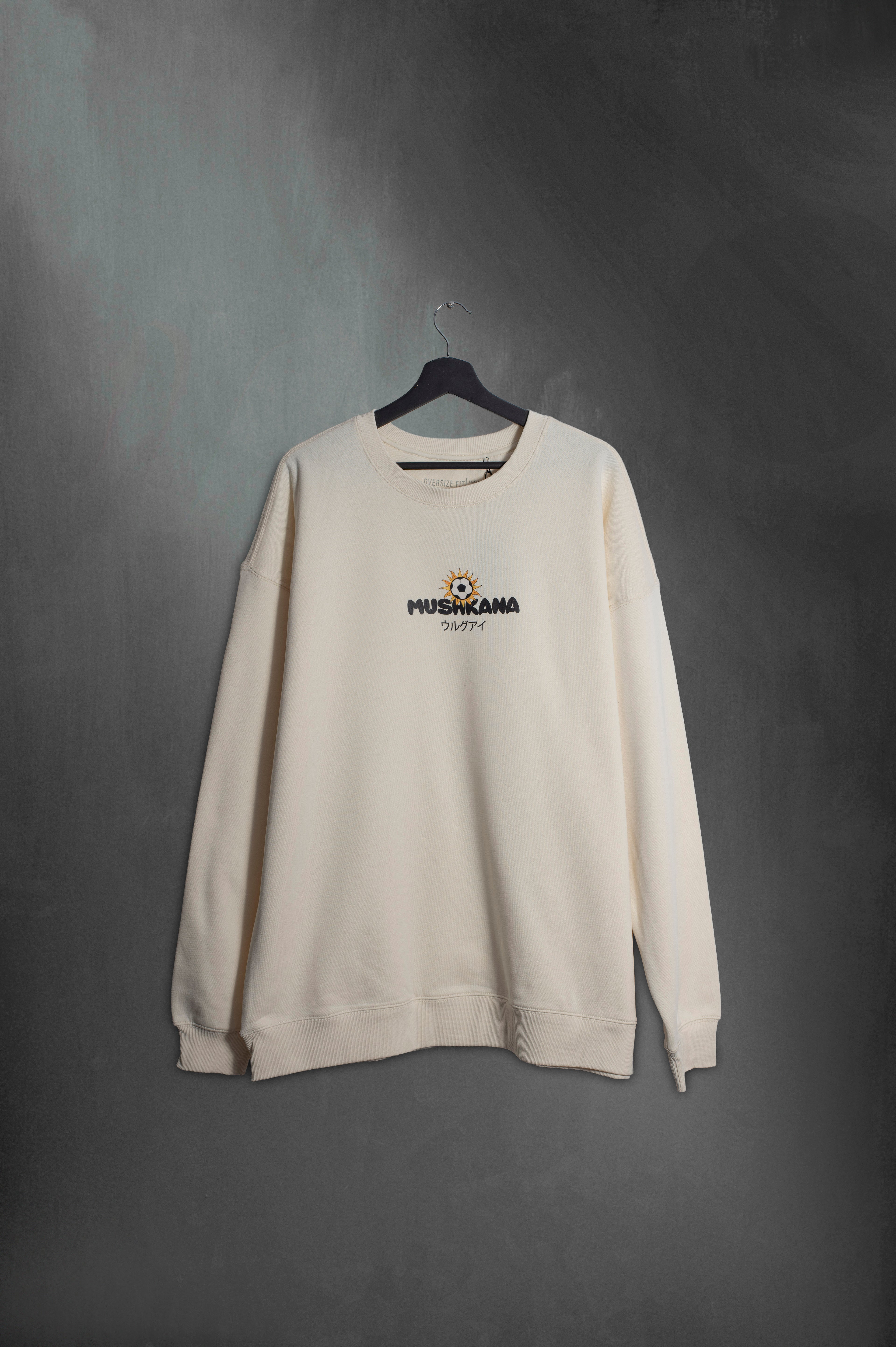 Buzo Mundialito Vainilla Oversized