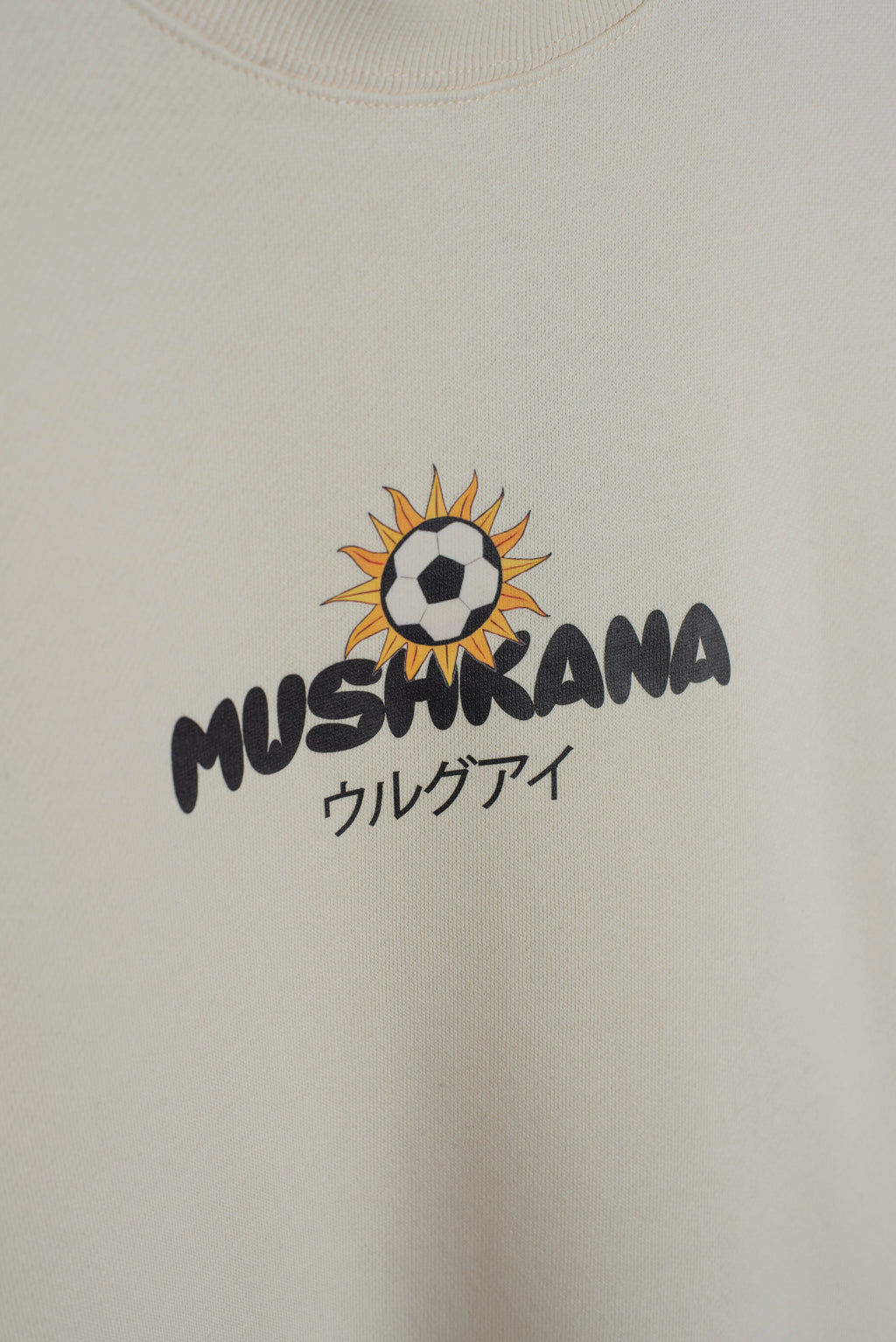 Buzo Mundialito Vainilla Oversized
