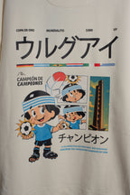 Buzo Mundialito Vainilla Oversized