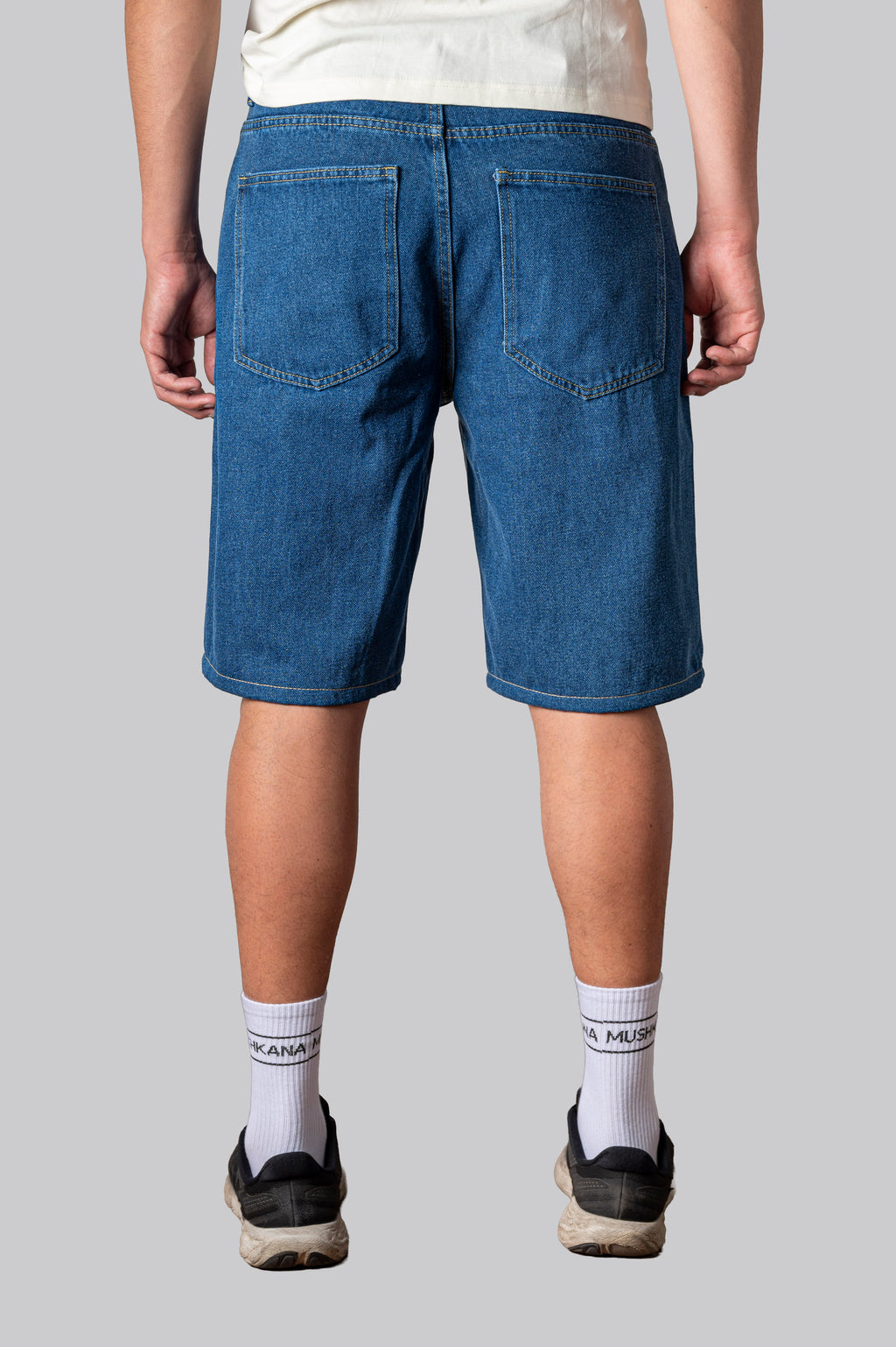 Bermuda de Jean Middle Blue