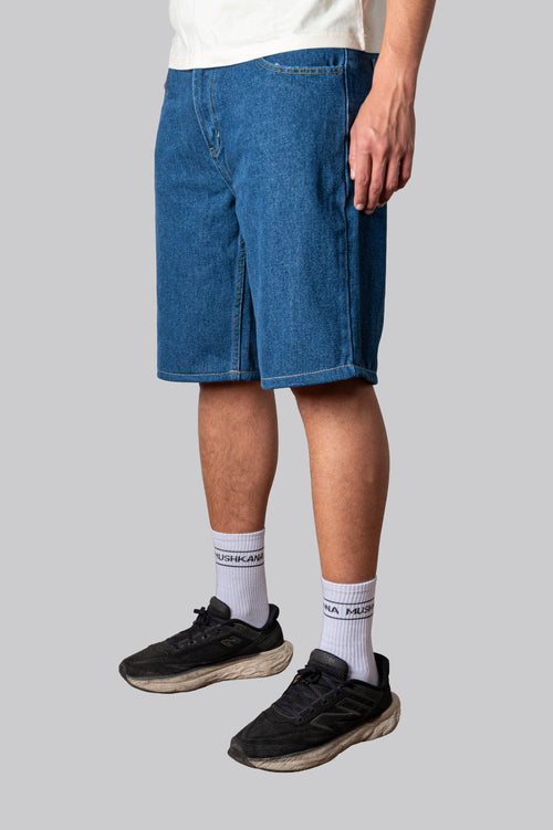 Bermuda de Jean Middle Blue