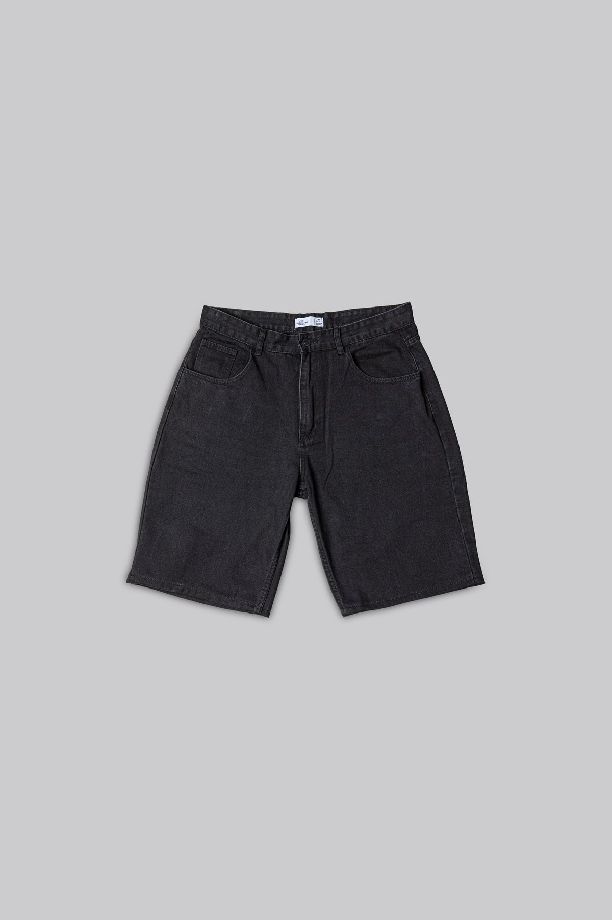 Bermuda de Jean Negro Lavado