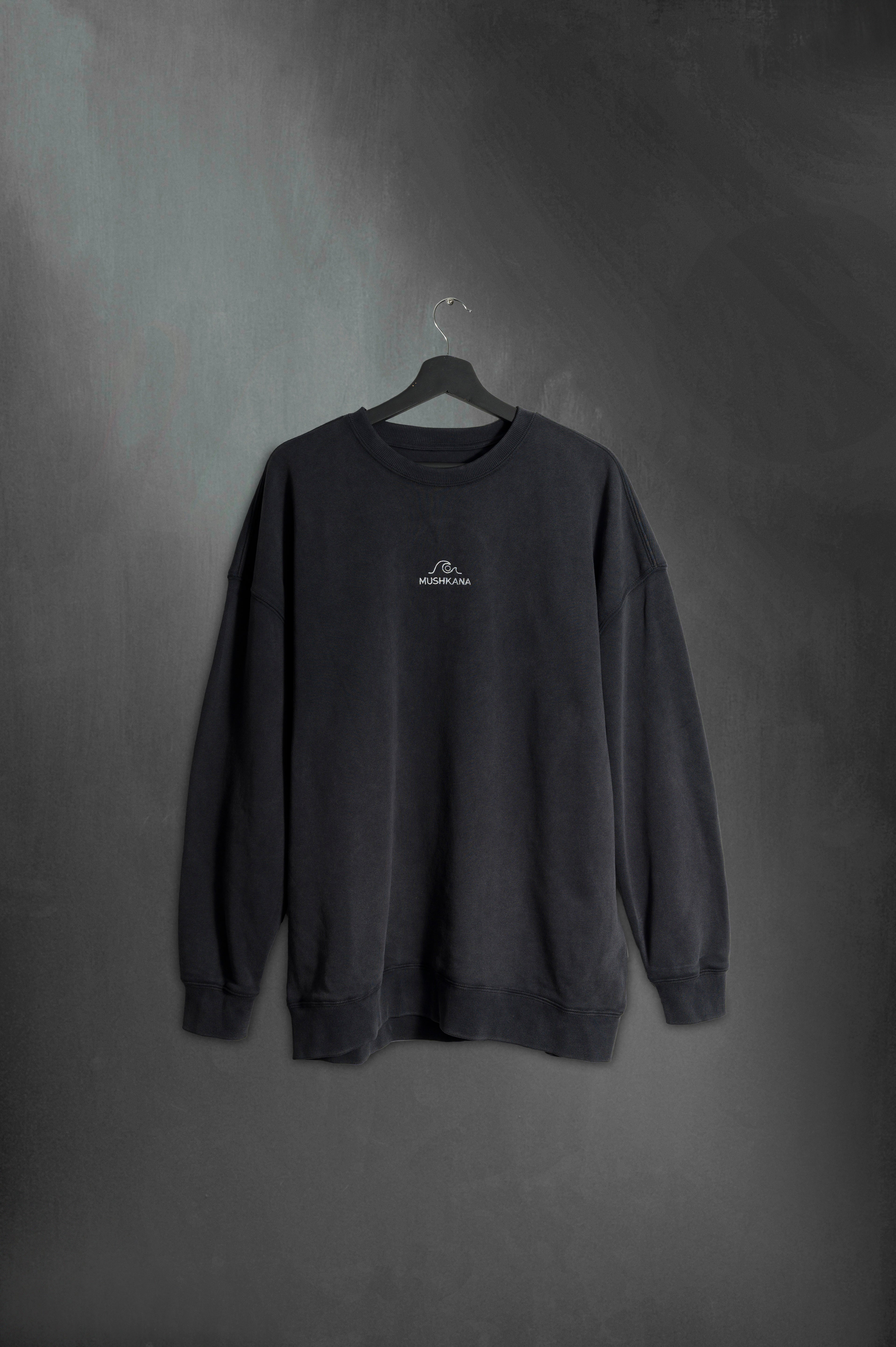 Crew Black Washed Mushkana aa