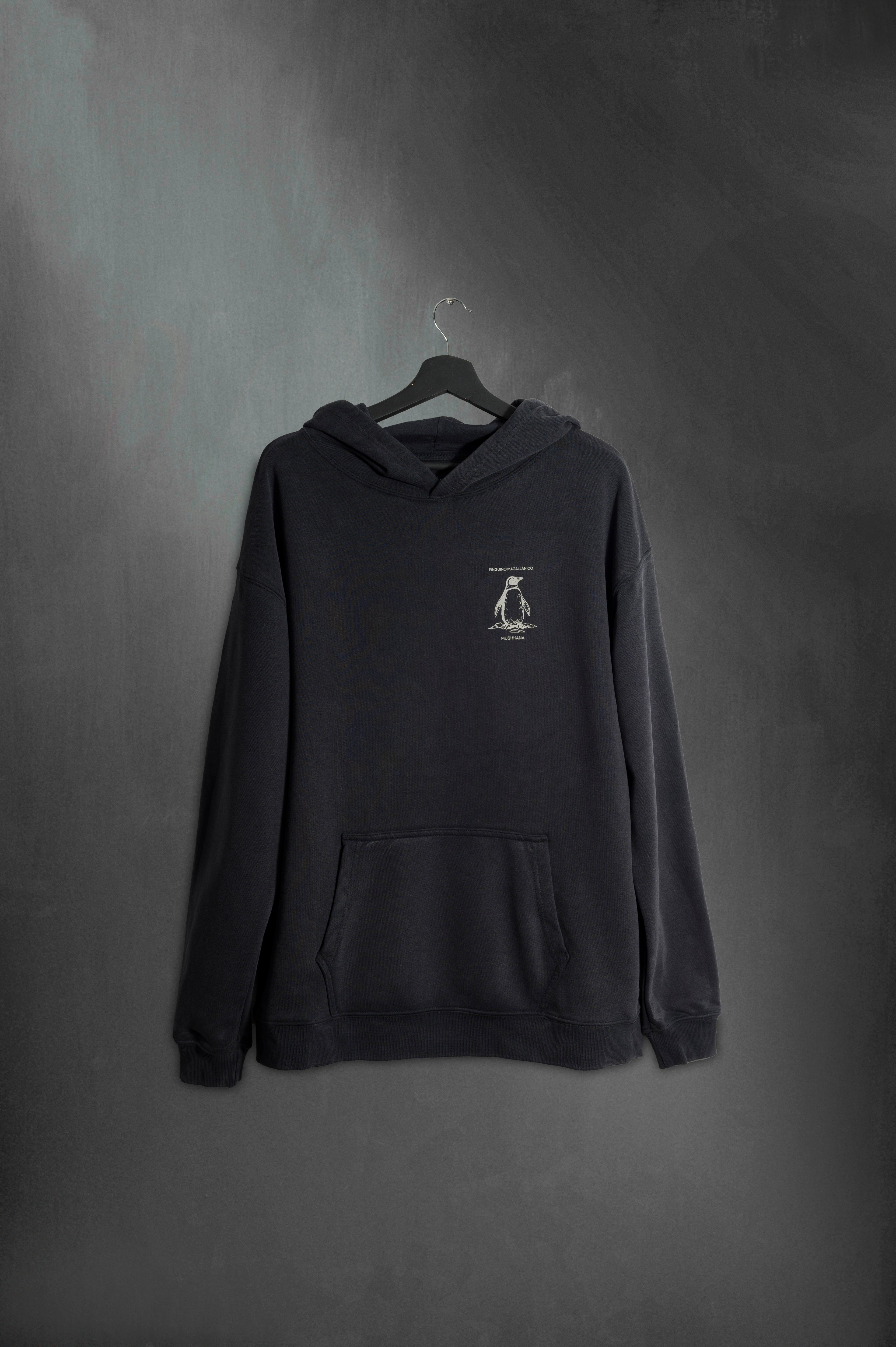 Hoodie Oversize Black Pingui