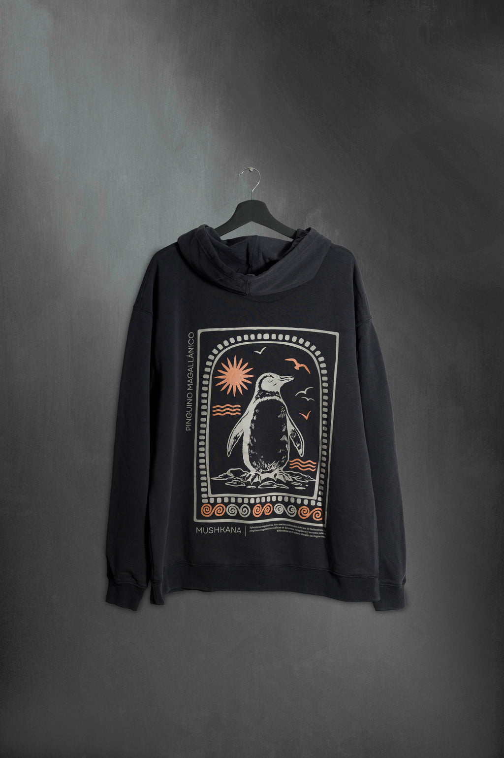 Hoodie Oversize Black Pingui