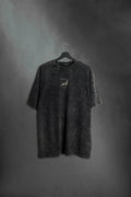 Remera Black Washed Oversize Austral