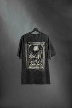 Remera Black Washed Oversize Austral