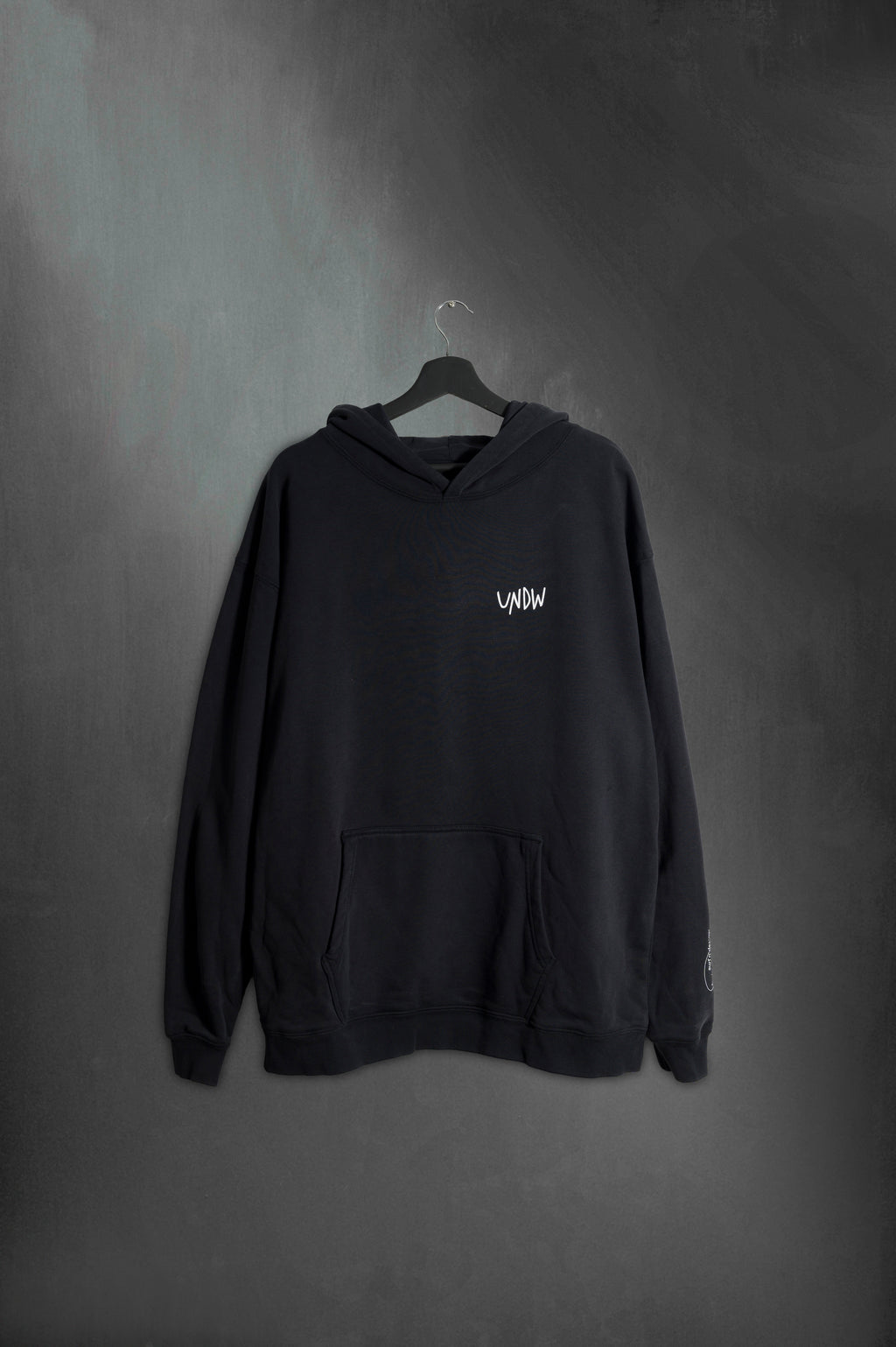 Hoodie Simplicity Black Washed