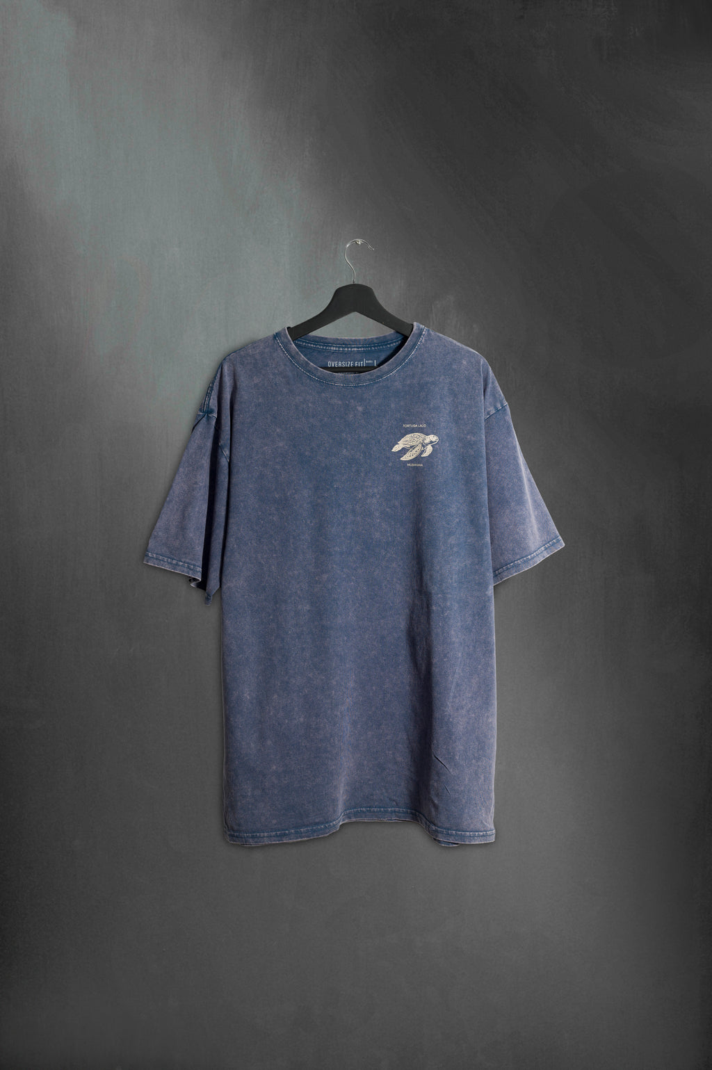 Remera Oversize Blue Washed Ladú