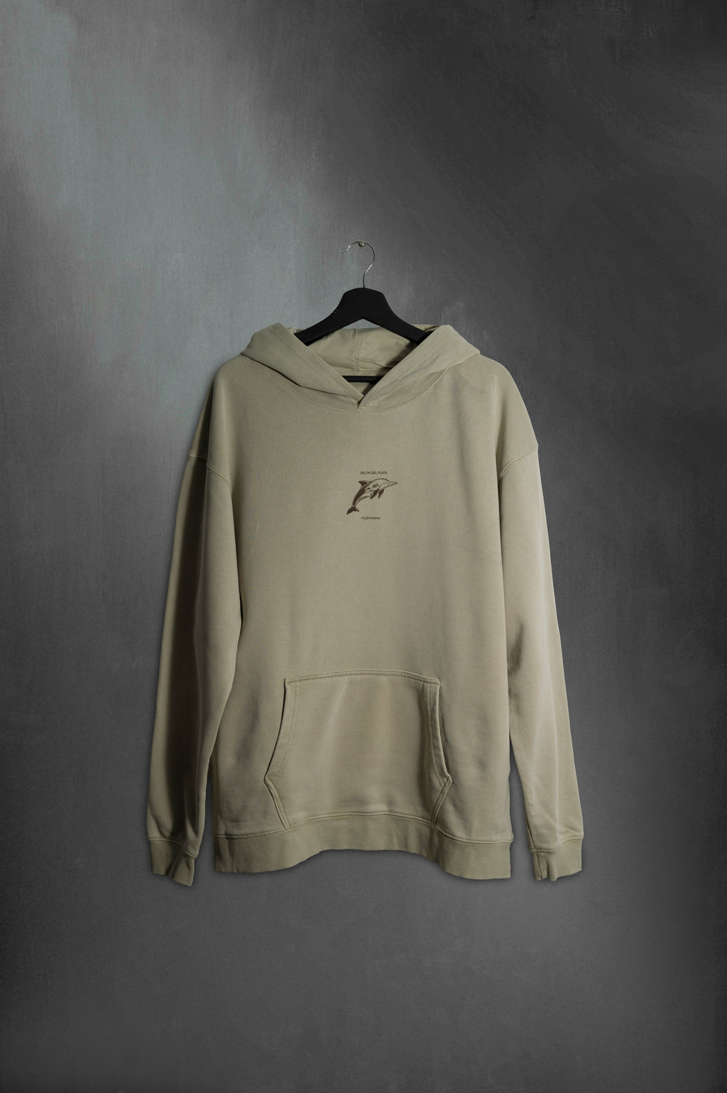 Hoodie Grey Oversize Delfin
