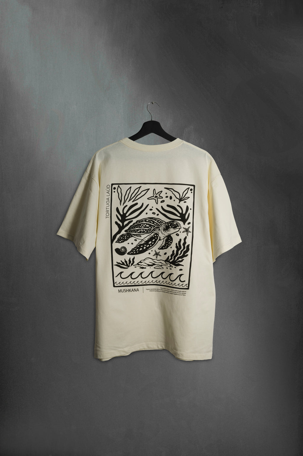Remera Oversize Vainilla Tortuga