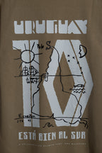Remera Khaki Classic Fit Mvd al Sur