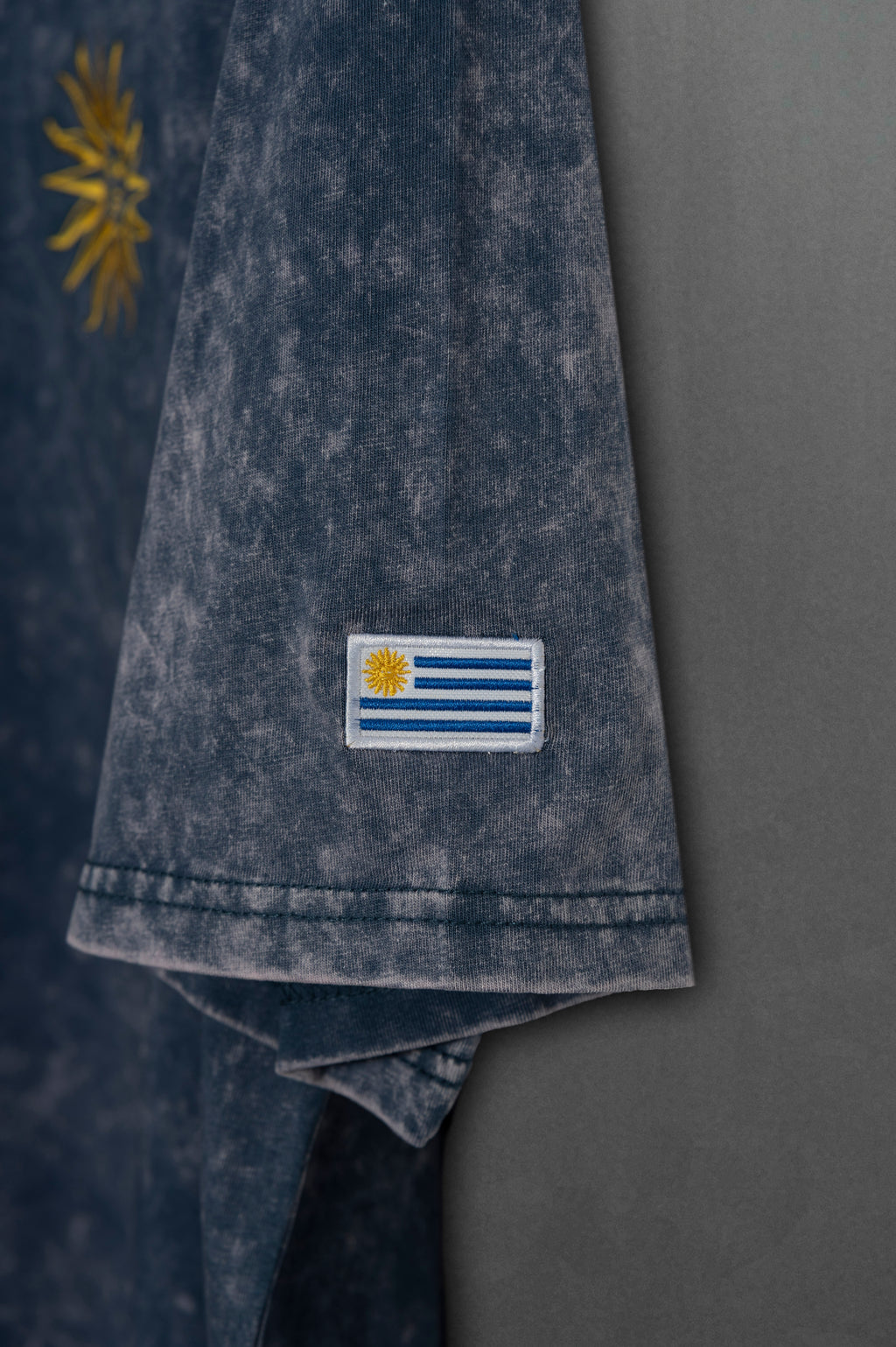 Remera Overbox Sol Azul Lavado