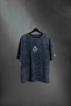 Remera Overbox Azul Escudo Uy
