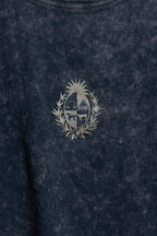Remera Overbox Azul Escudo Uy