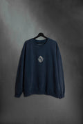 Buzo Azul Washed Escudo Uruguay