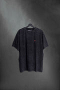 Remera Oversize Negra Washed Casa Pueblo