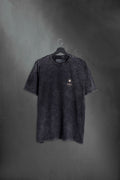 Remera Negra Washed Classic Do Not Disturb